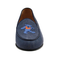 Dancing Bears Needlepoint Belgian Loafers by Smathers & Branson - Country Club Prep