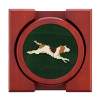 Fox Chase Needlepoint Coasters by Smathers & Branson - Country Club Prep