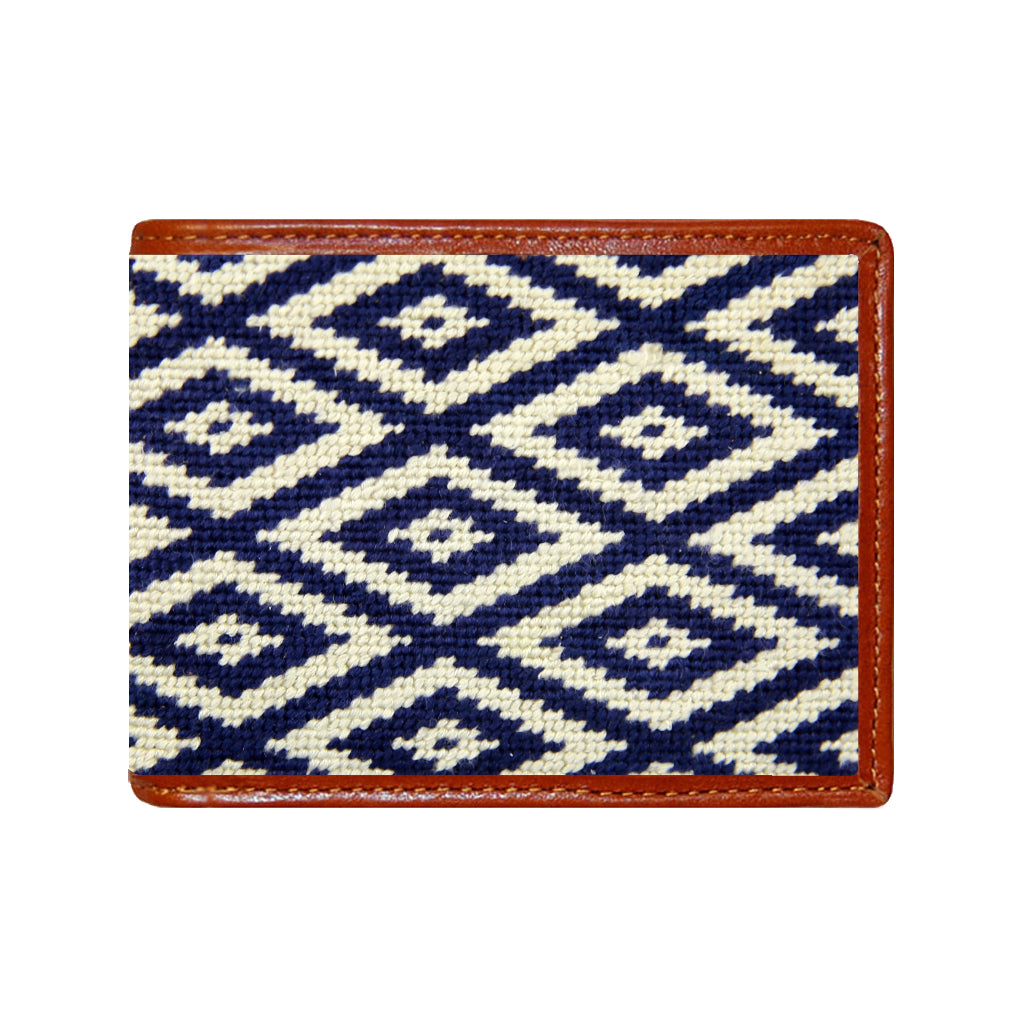 Gaucho Mini Needlepoint Bi-Fold Wallet by Smathers & Branson - Country Club Prep