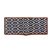 Gaucho Mini Needlepoint Bi-Fold Wallet by Smathers & Branson - Country Club Prep