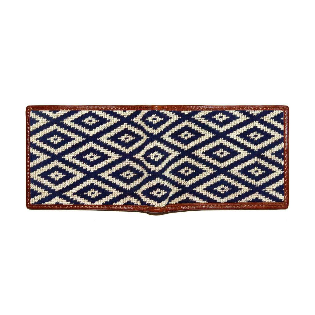 Gaucho Mini Needlepoint Bi-Fold Wallet by Smathers & Branson - Country Club Prep