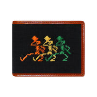 Grateful Dead Dancing Skeletons Needlepoint Bi-Fold Wallet by Smathers & Branson