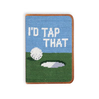 I'd Tap That Needlepoint Scorecard Holder by Smathers & Branson - Country Club Prep