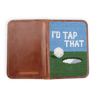 I'd Tap That Needlepoint Scorecard Holder by Smathers & Branson - Country Club Prep