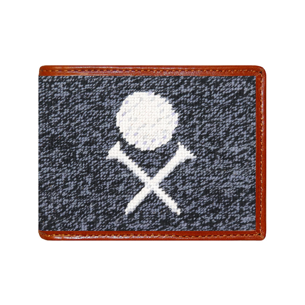 Scratch Golf Needlepoint Bi-Fold Wallet by Smathers & Branson - Country Club Prep