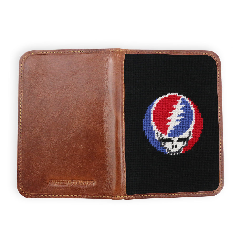 Steal Your Face Needlepoint Scorecard Holder by Smathers & Branson - Country Club Prep