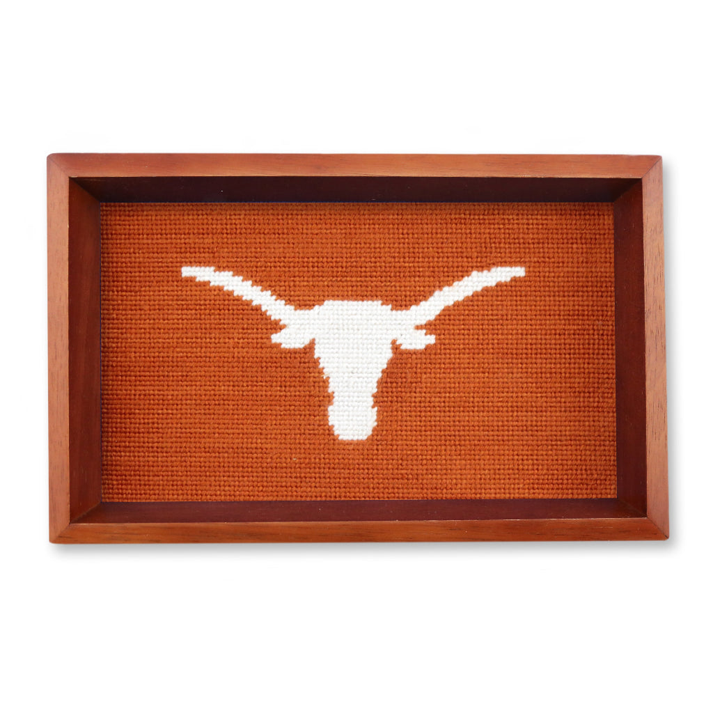 University of Texas Needlepoint Valet Tray by Smathers & Branson - Country Club Prep