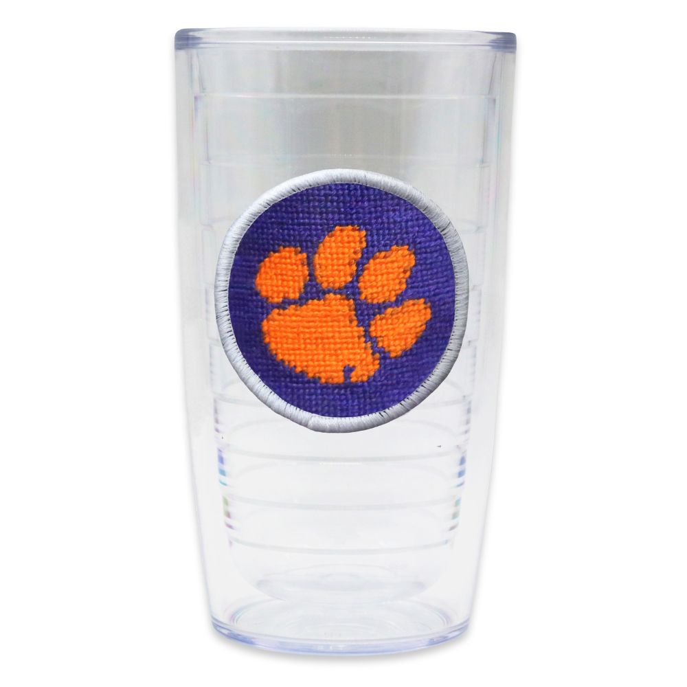 Smathers & Branson Clemson Needlepoint Tumbler Country Club Prep