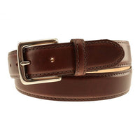 Colombia Leather Dress Belt in Briar by Country Club Prep - Country Club Prep