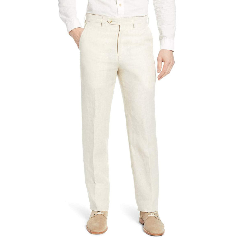 Linen Pants in Stone by Country Club Prep - Country Club Prep