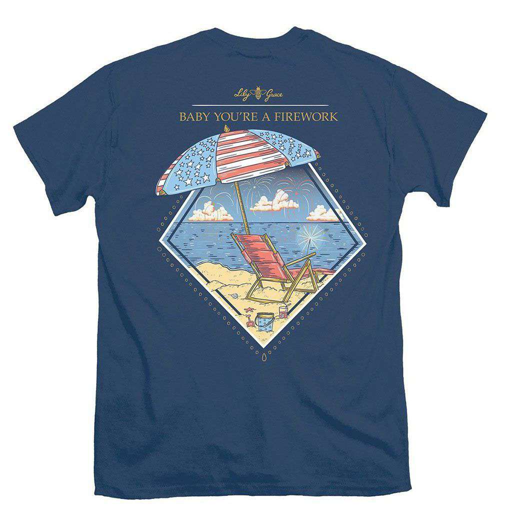 Baby You're a Firework Tee by Lily Grace - Country Club Prep