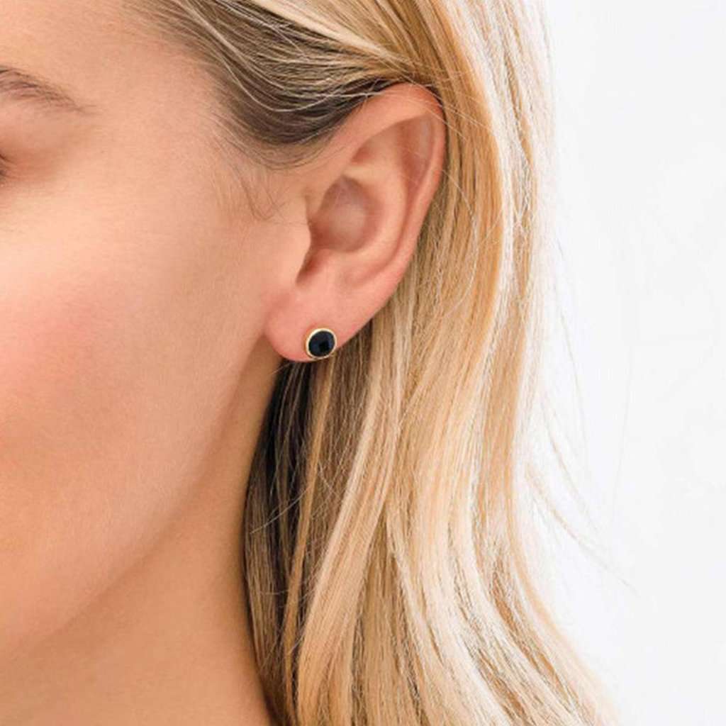 Power Gemstone "Protection" Stud by Gorjana - Country Club Prep