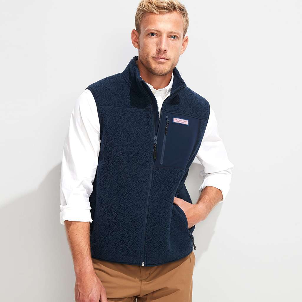 Vineyard Vines Stillwater Sherpa Vest Free Shipping – Country