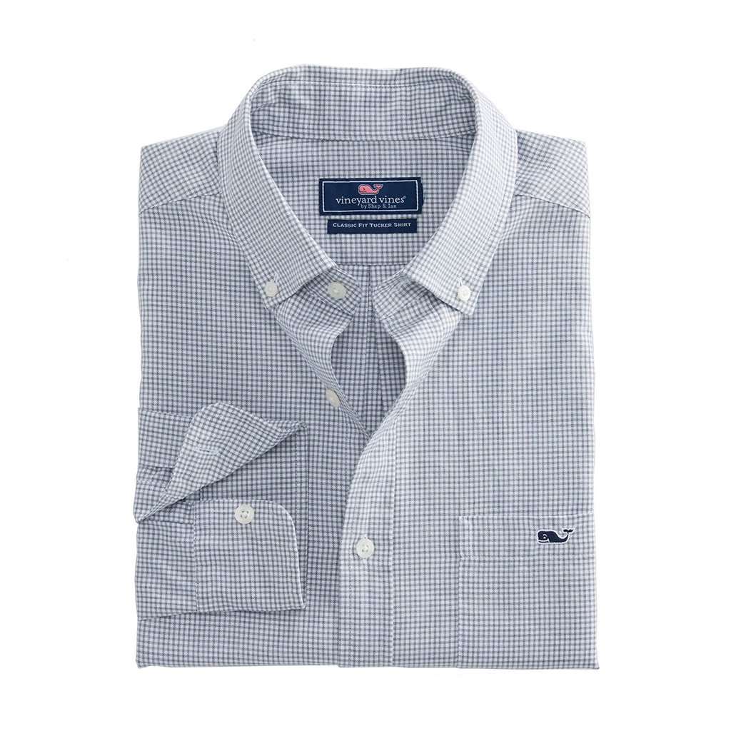 Kettle Cove Classic Tucker Shirt in Barracuda by Vineyard Vines S / Barracuda