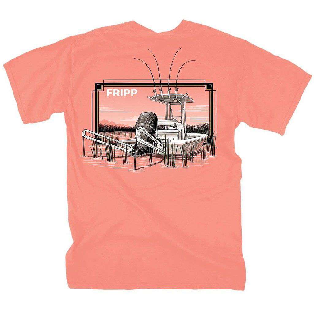 Boat in Marsh Tee by Fripp Outdoors - Country Club Prep