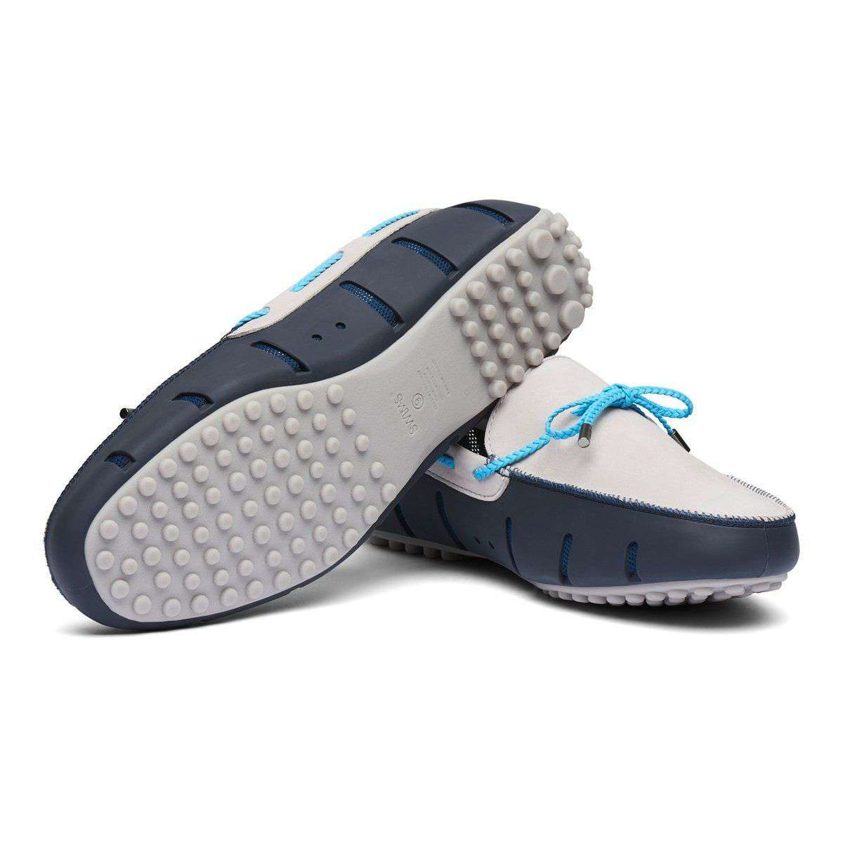 Braided Lace Lux Loafer Driver Nubuck by SWIMS - Country Club Prep