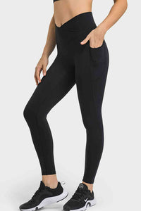 V-Waist Yoga Leggings with Pockets - Country Club Prep