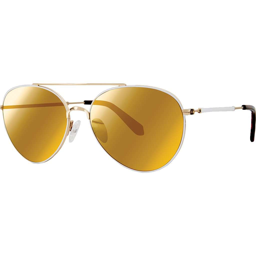 Lilly Pulitzer Isabelle Sunglasses in Gold Metallic With  display picture 2