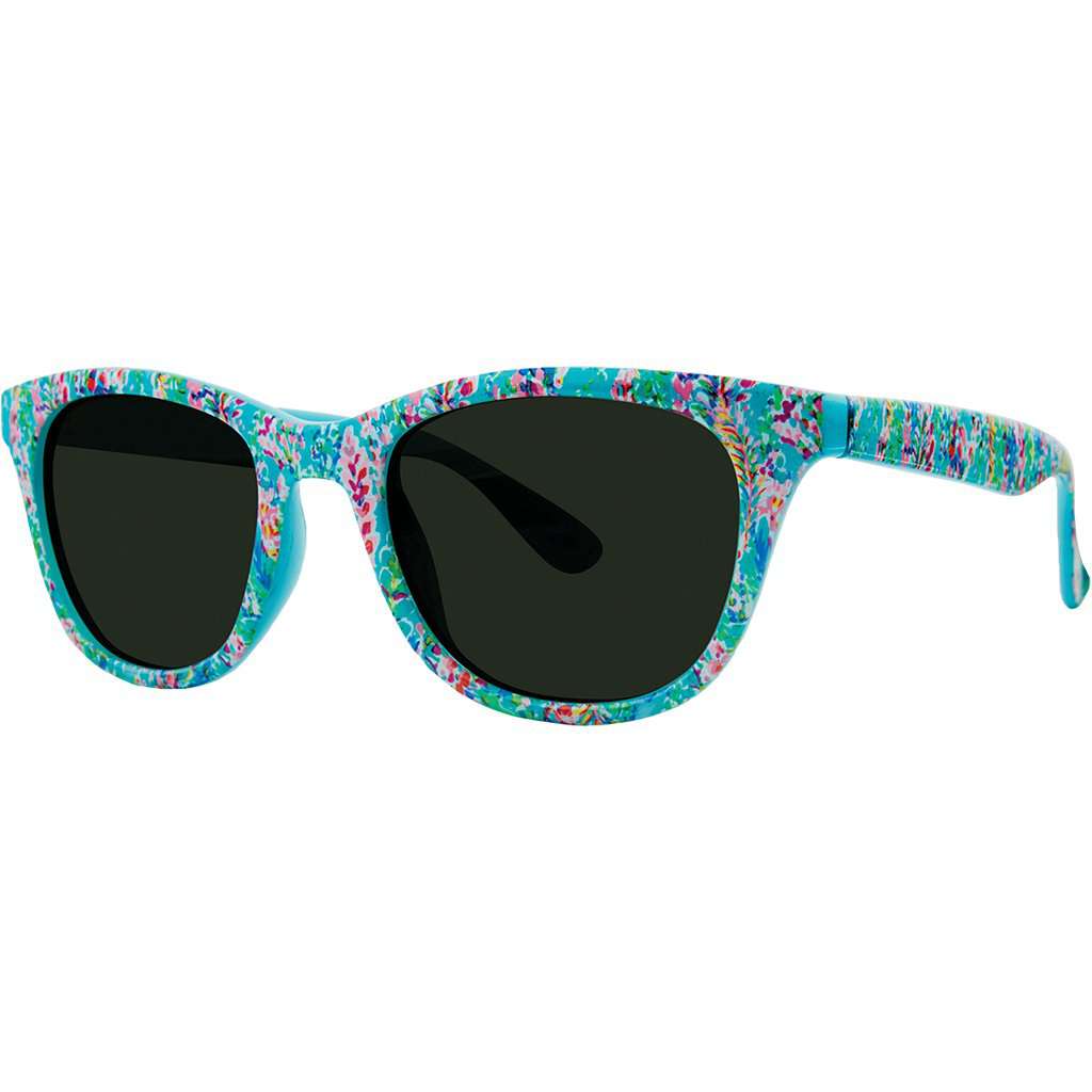 Lilly Pulitzer Polarized Sunglasses Lilly Pulitzer Norah Polarized Sunglasses 100% UV - Surf  main image 2