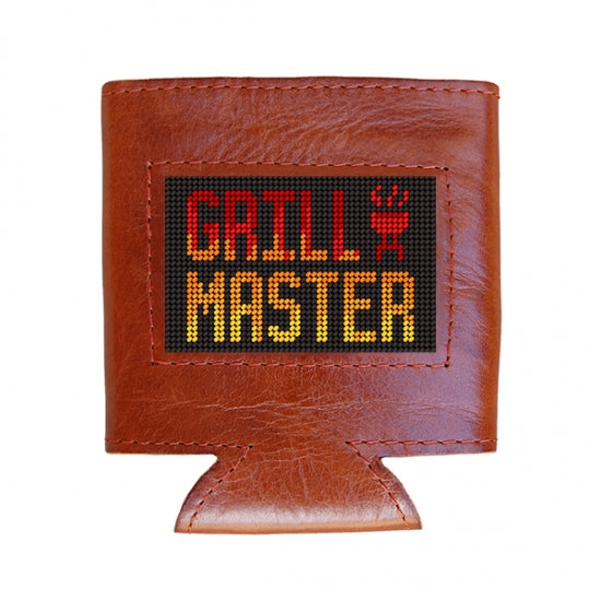 Grill Master Needlepoint Can Cooler by Smathers & Branson - Country Club Prep