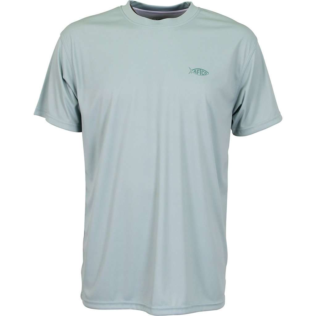 Red Alert Short Sleeve Performance T-Shirt by AFTCO - Country Club Prep