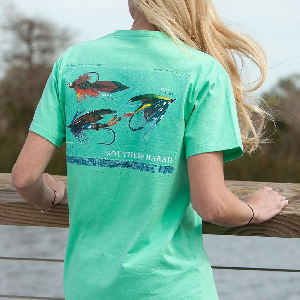 Bimini Green Southern Marsh Fishing Shirt Southern Marsh
