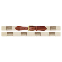 Armed Forces Flag Needlepoint Belt by Smathers & Branson - Country Club Prep