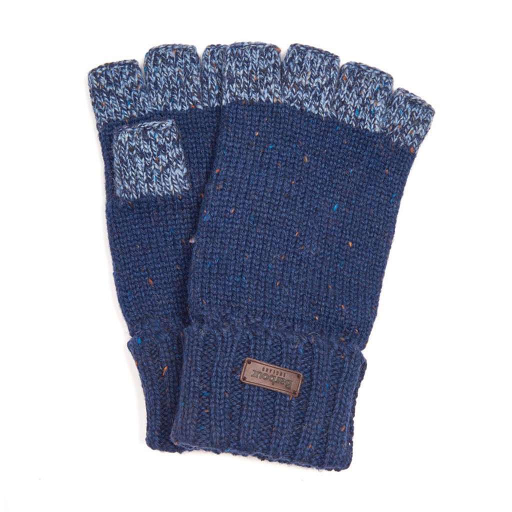Runshaw Gloves in Navy and Grey by Barbour - Country Club Prep