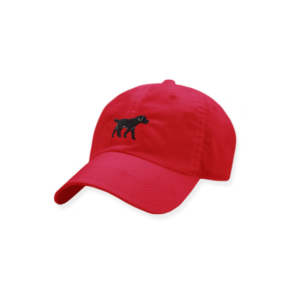 Black Lab Performance Hat in Sunday Red by Smathers & Branson - Country Club Prep