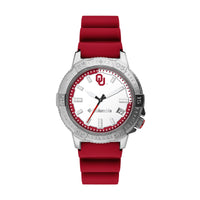 University of Oklahoma Peak Patrol 45mm Silicone Strap Watch by Columbia Sportswear - Country Club Prep