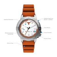 Texas Longhorns Peak Patrol 45mm Silicone Strap Watch by Columbia Sportswear - Country Club Prep