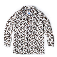 Oslo Leopard Fleece Pullover by Nordic Fleece - Country Club Prep