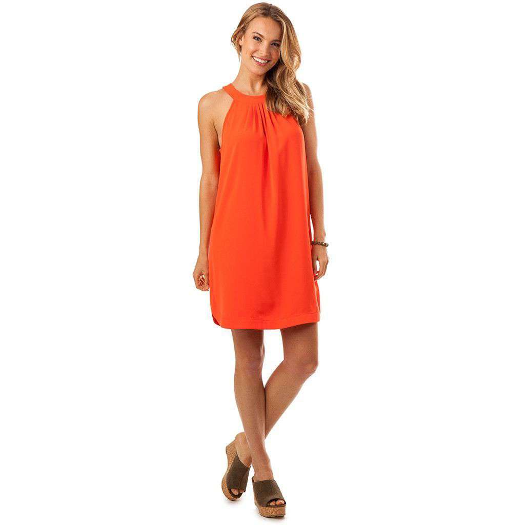 orange gameday dress Southern Tide Gameday Dress in Orange Sky – Country Club Prep