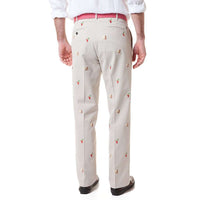 Harbor Pant with Embroidered Hangover Special by Castaway Clothing - Country Club Prep