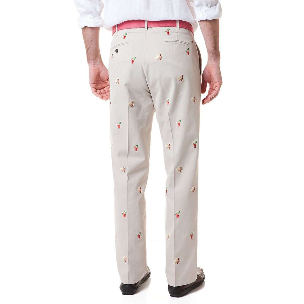 Harbor Pant with Embroidered Hangover Special by Castaway Clothing - Country Club Prep