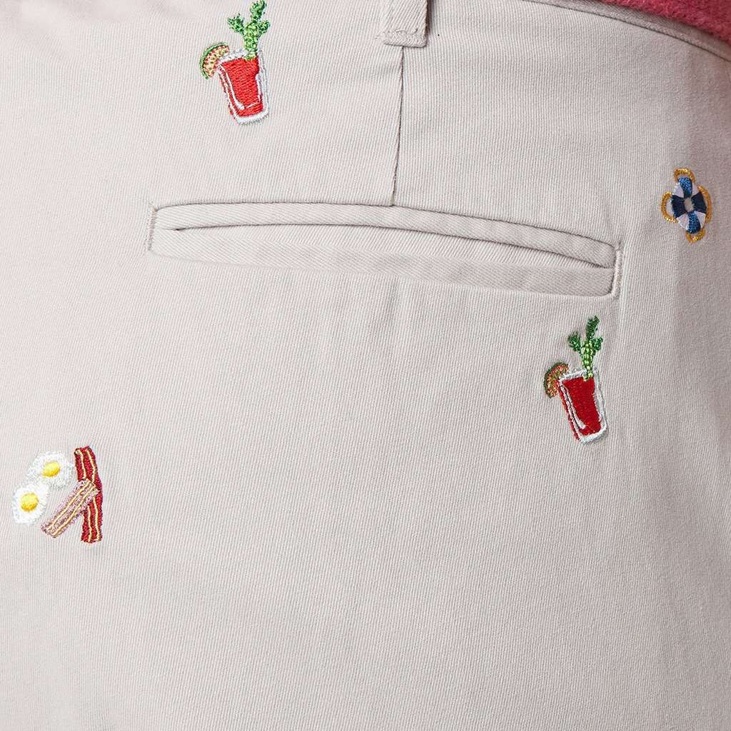 Harbor Pant with Embroidered Hangover Special by Castaway Clothing - Country Club Prep