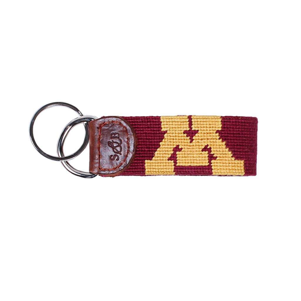 University of Minnesota Needlepoint Key Fob by Smathers & Branson - Country Club Prep