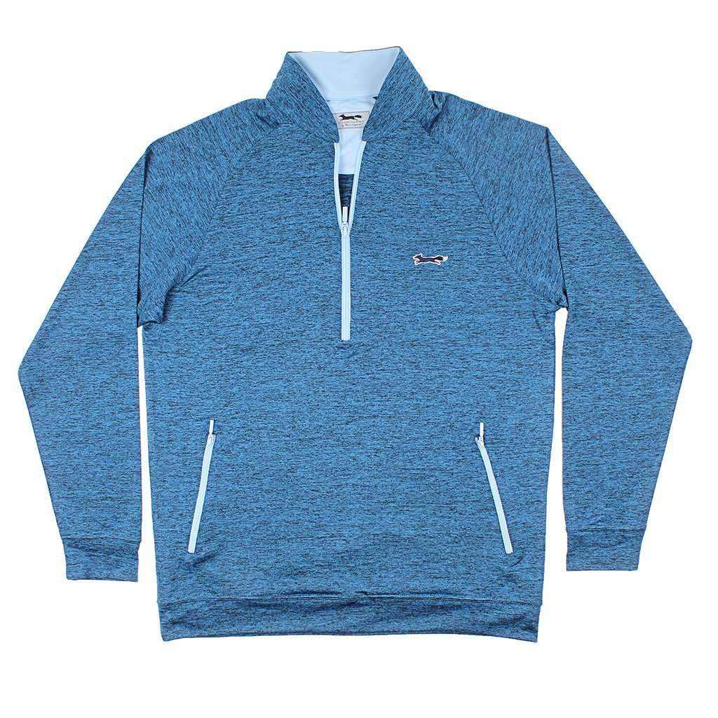 Longshanks 1/4 Performance Pullover in Midnight Blue by Country Club Prep - Country Club Prep
