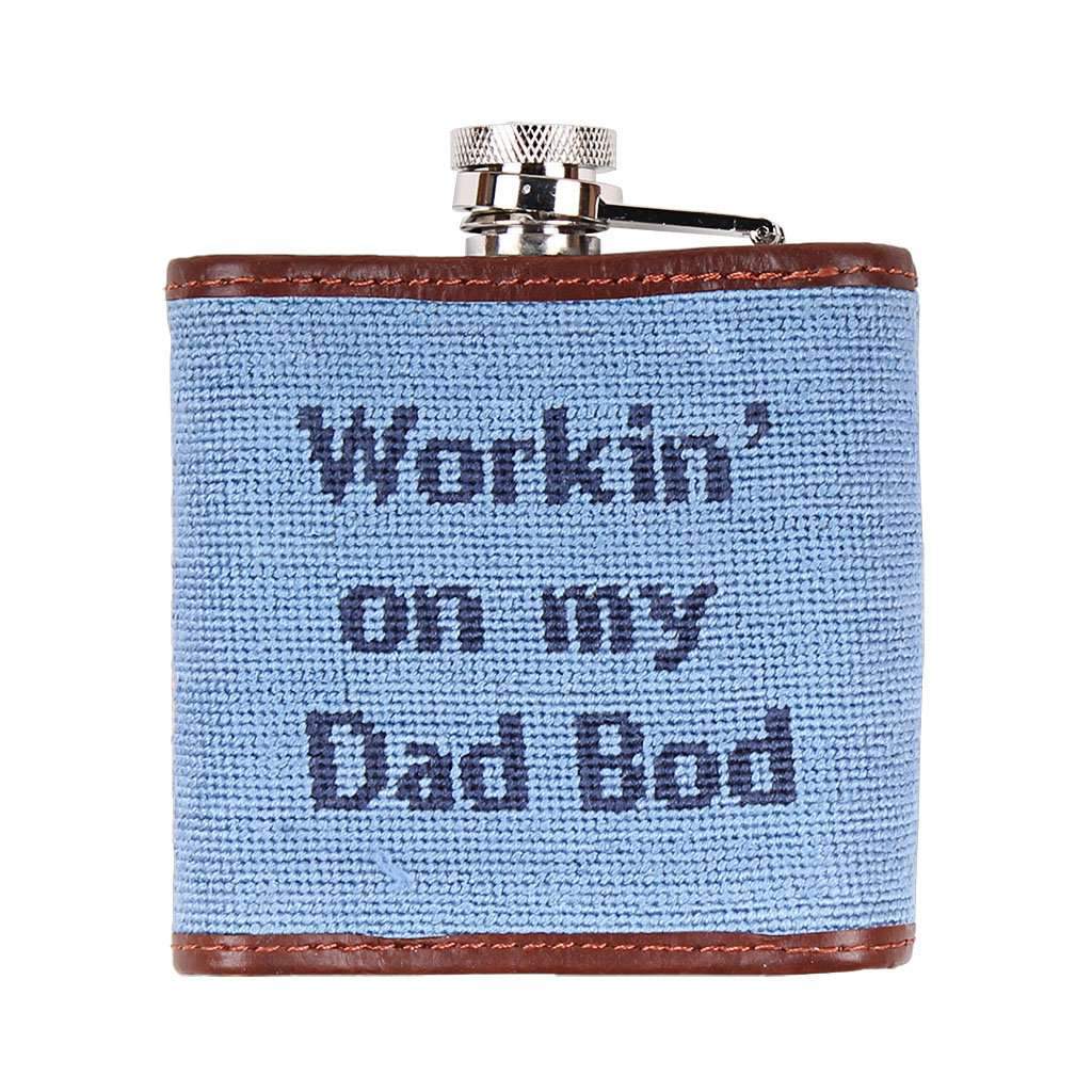 Dad Bod Needlepoint Flask by Smathers & Branson - Country Club Prep