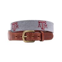 Texas A&M University Needlepoint Belt by Smathers & Branson - Country Club Prep