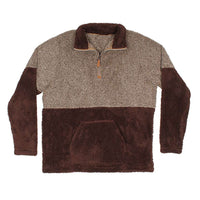 Two-Toned Kangaroo Pullover by Nordic Fleece - Country Club Prep