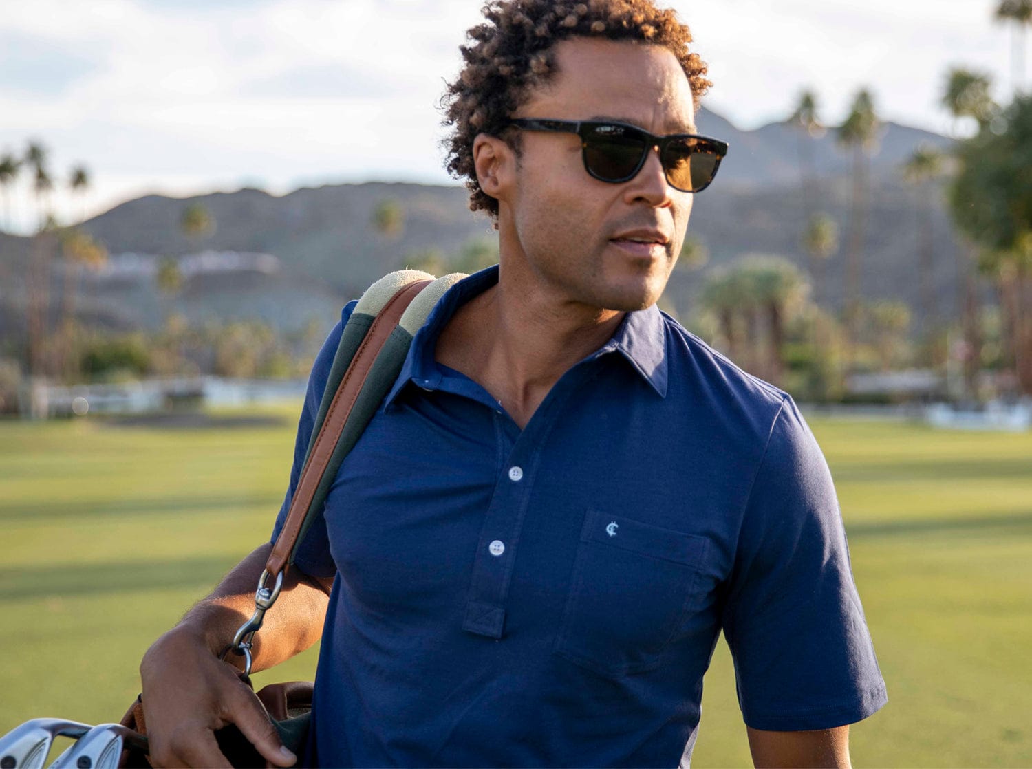 Top-Shelf Players Shirt in Navy Blue by Criquet - Country Club Prep