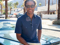 Top-Shelf Players Shirt in Navy Blue by Criquet - Country Club Prep