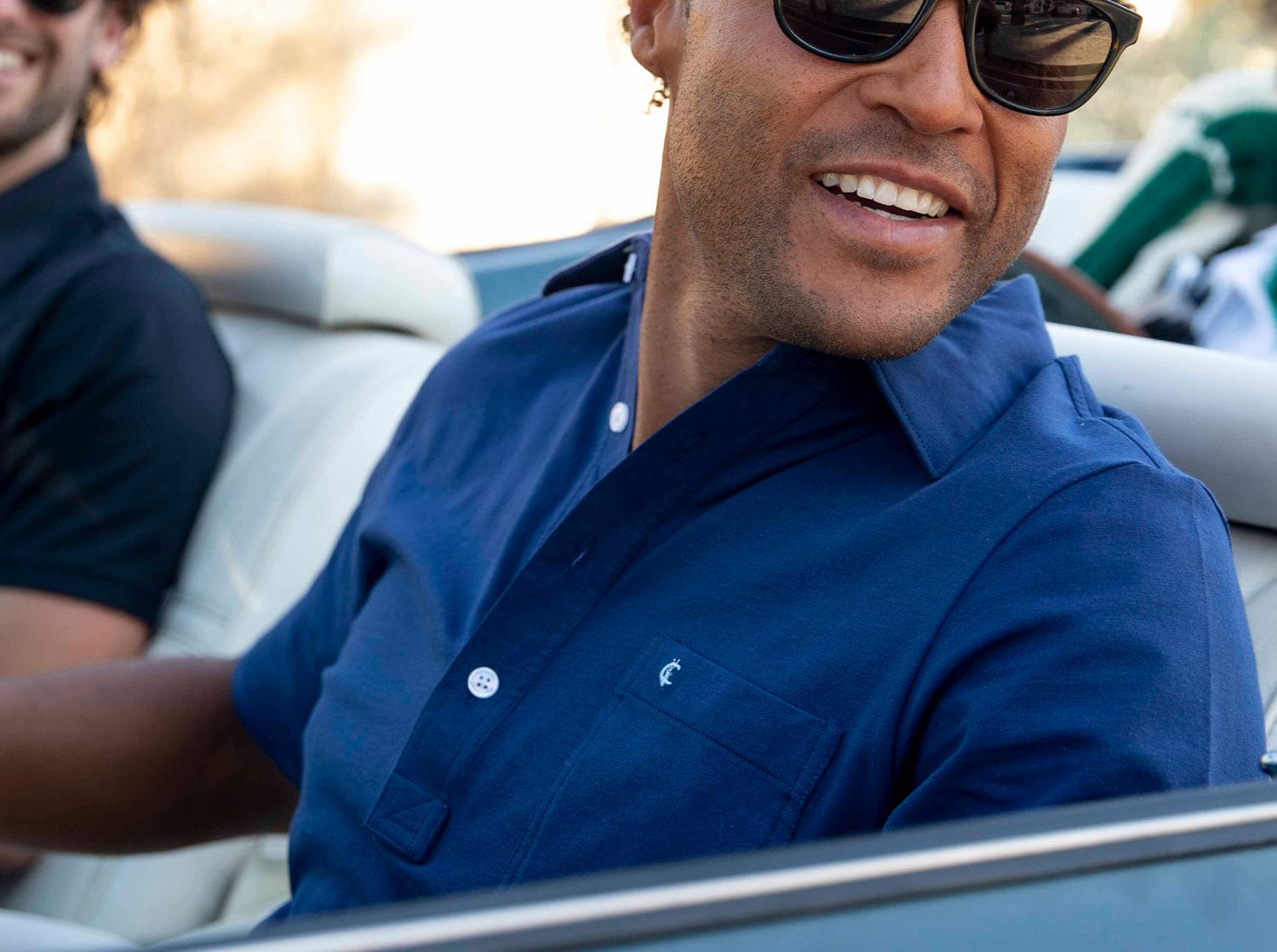 Top-Shelf Players Shirt in Navy Blue by Criquet - Country Club Prep