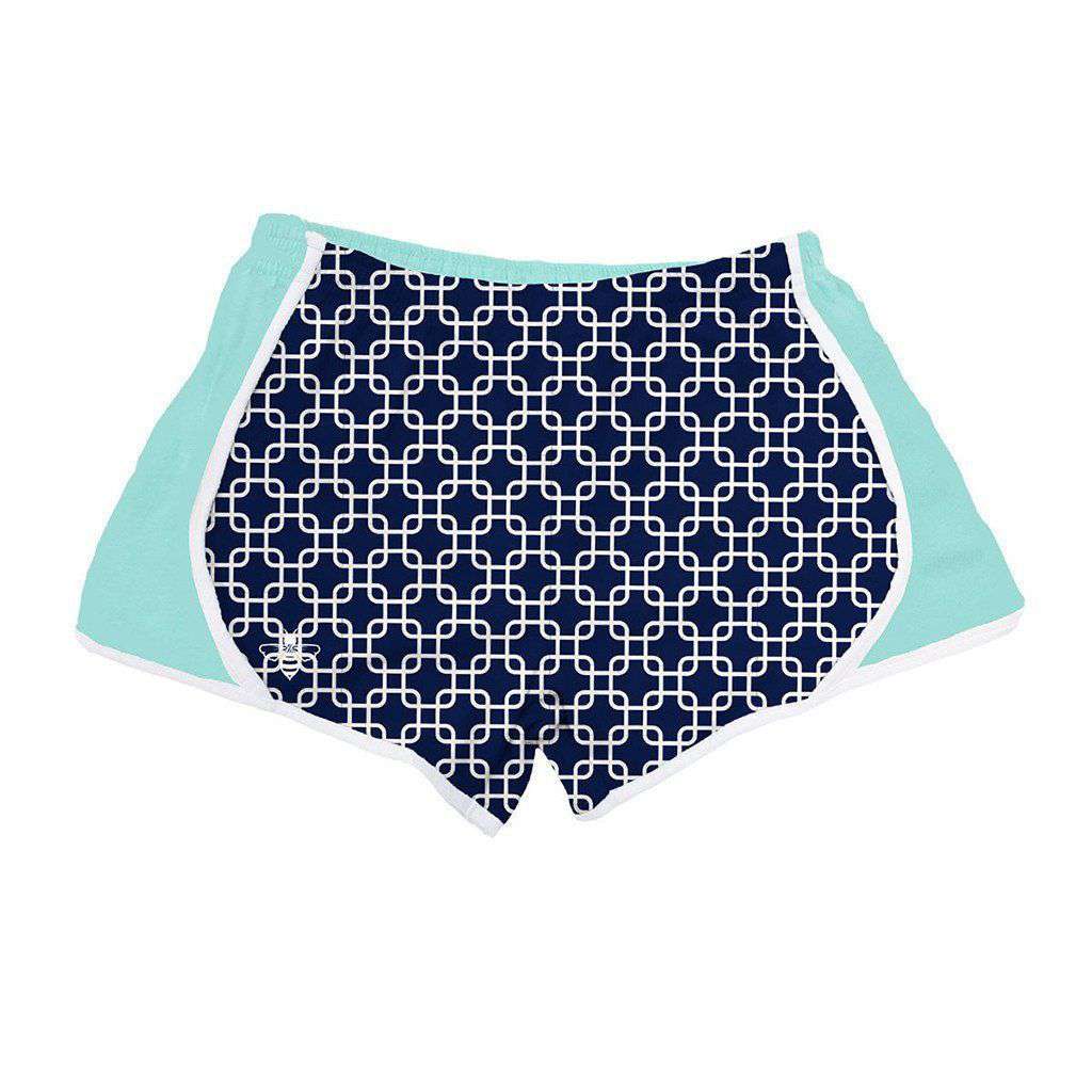 Navy Jersey with Light Pink Seersucker Shorts by Lily Grace main image 1