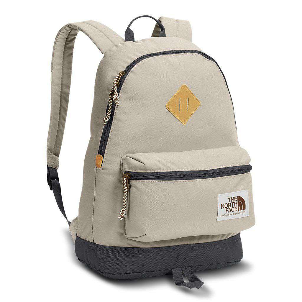 The North Face Berkeley Backpack in Peyote Beige & Asphalt Grey Country Club Prep The North Face Berkeley Backpack in Peyote Beige & Asphalt Grey Country Club Prep