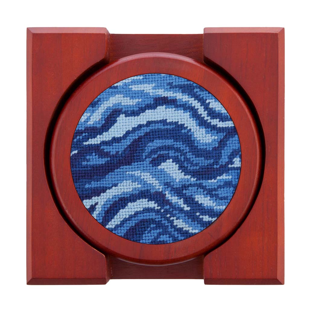 Riptide Needlepoint Coasters by Smathers & Branson - Country Club Prep