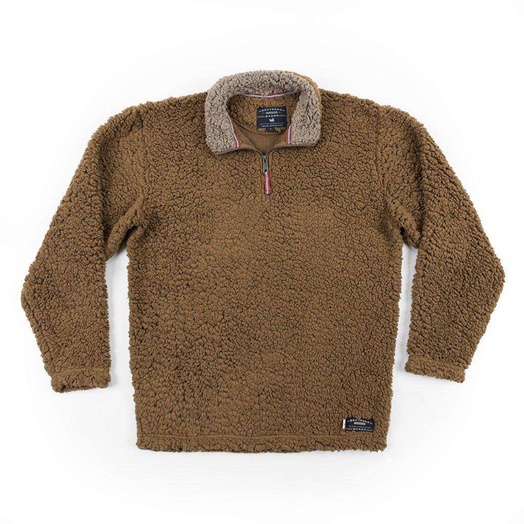 Southern Marsh Appalachian Pile Pullover in Brown – Country Club Prep
