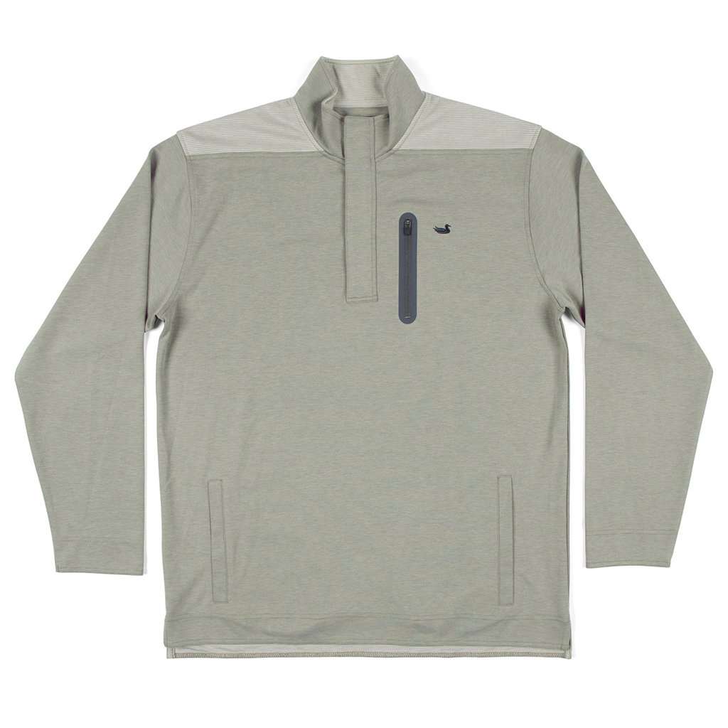 FieldTec™ Ridgeway Performance Pullover in Sandstone by Southern Marsh - Country Club Prep
