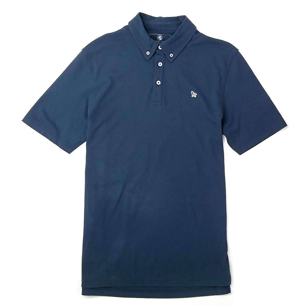 Party Animal Polo in Blueberry by Southern Proper - Country Club Prep